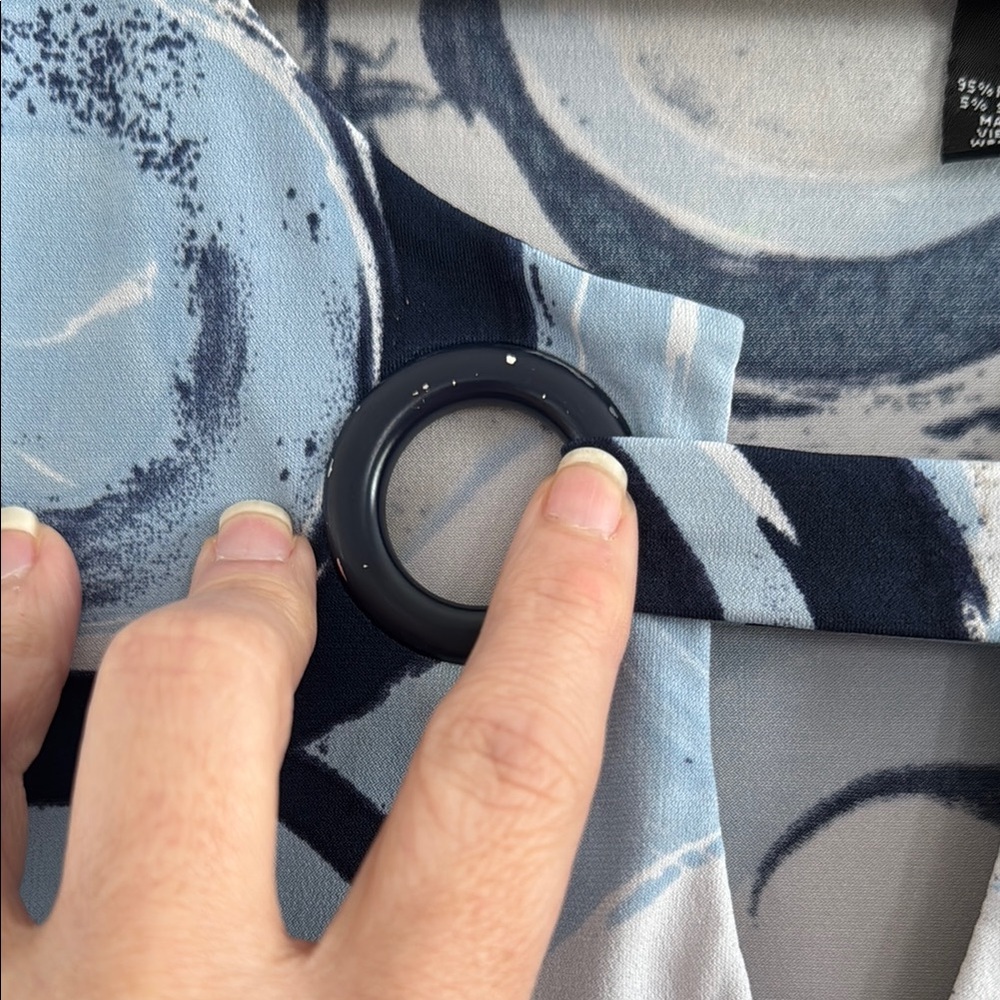 Size 2X Apt. 9 Sleeveless Circle-Print Tank Top in Blue - Picture 4 of 6